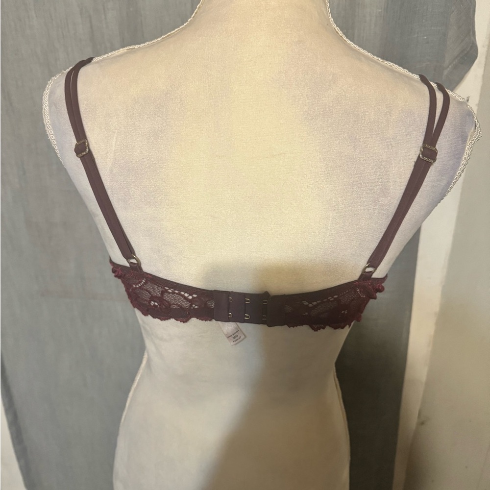 Victoria's Secret Black and Pink Lace Bra - Picture 2 of 7